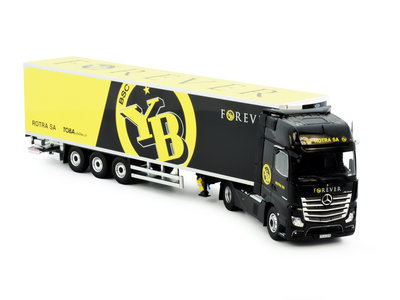 Tekno Tekno Mercedes Actros Gigaspace 4x2 with reefer trailer Rotra SA - FC Bern