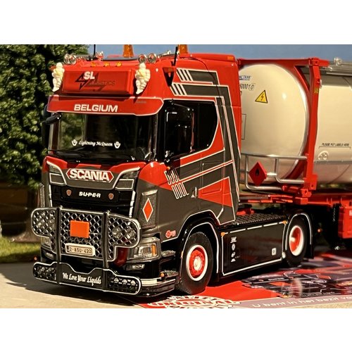 Tekno Tekno Scania Next Gen S-serie met swapcontainer SL Logistics Tekno Tekno Scania Next Gen S-serie met swapcontainer SL Logistics