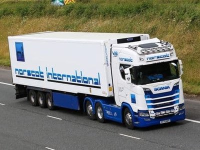 WSI WSI Scania S730 6x2 with 3-axle fridge trailer NORSCOT International Scotland