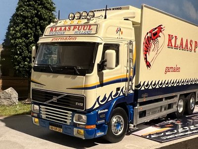 Tekno Tekno Volvo FH12 motorwagen met met 2-asssige aanhanger Klaas Puul