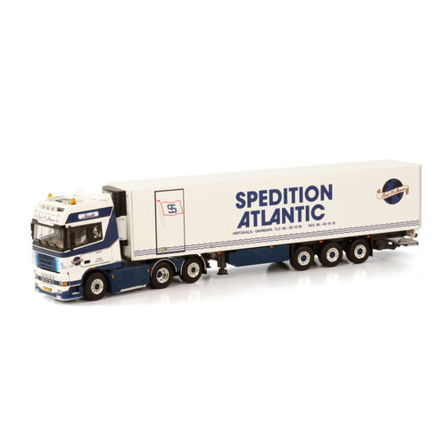 WSI WSI DAF 95XF Super Space Cab 6x2 + 3-axle reefer trailer Erik R. Larsen "Spedition Atlantic" WSI WSI DAF 95XF Super Space Cab 6x2 + 3-axle reefer trailer Erik R. Larsen "Spedition Atlantic"