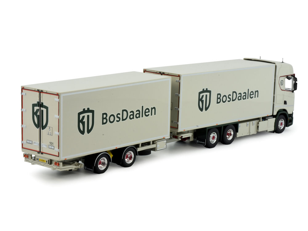 Tekno Tekno Scania Next Gen 500S Highline met 2-assige wipkar BosDaalen