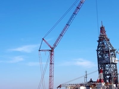 IMC Demag CC 2800-1 Crawler crane extension set MAMMOET IMC Demag CC 2800-1 Crawler crane extension set MAMMOET