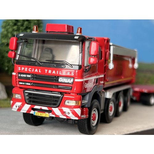 WSI WSI Ginaf 8x4 tipper with 4-axle 4 as ASD-40-22 lowbed trailer KNT WSI WSI Ginaf 8x4 tipper with 4-axle 4 as ASD-40-22 lowbed trailer KNT