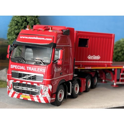 WSI WSI Volvo FH XL 8x4 + 6 axle ballast trailer Nooteboom red line WSI WSI Volvo FH XL 8x4 + 6 axle ballast trailer Nooteboom red line