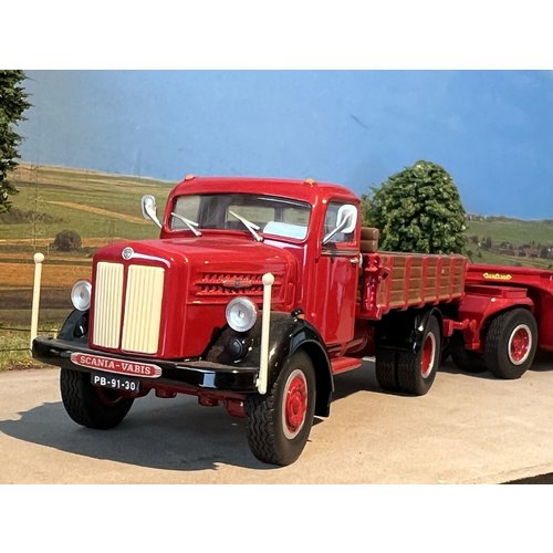 NZG NZG Scania L60 with Nooteboom ADU lowbed trailer NZG NZG Scania L60 with Nooteboom ADU lowbed trailer