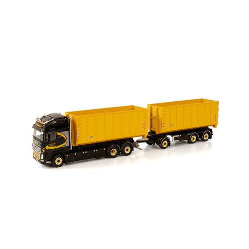 WSI WSI Volvo FH4 Globetrotter XL 6x2 rigid truck drawbar with hooklift + 40m3 container N. van Straalen WSI WSI Volvo FH4 Globetrotter XL 6x2 rigid truck drawbar with hooklift + 40m3 container N. van Straalen