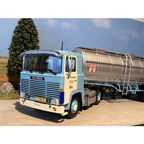 Tekno Tekno Scania 141 with classic tanktrailer H&S Tekno Tekno Scania 141 with classic tanktrailer H&S