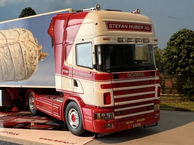 Tekno Tekno Scania 4-serie Topline with (zamac) reefer trailer Stefan Huber