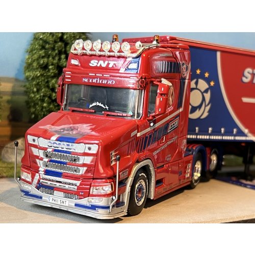 WSI WSI EXCLUSIEF Scania Vlastuin Torpedo 6x2 + 3-axle curtainside trailer Stuart Nicol Transport SNT WSI WSI EXCLUSIEF Scania Vlastuin Torpedo 6x2 + 3-axle curtainside trailer Stuart Nicol Transport SNT