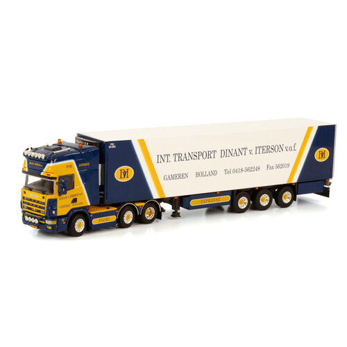WSI WSI Scania 164L/ 480 Topline 6x2 with 3-axle reefer trailer Dinant van Iterson WSI WSI Scania 164L/ 480 Topline 6x2 with 3-axle reefer trailer Dinant van Iterson