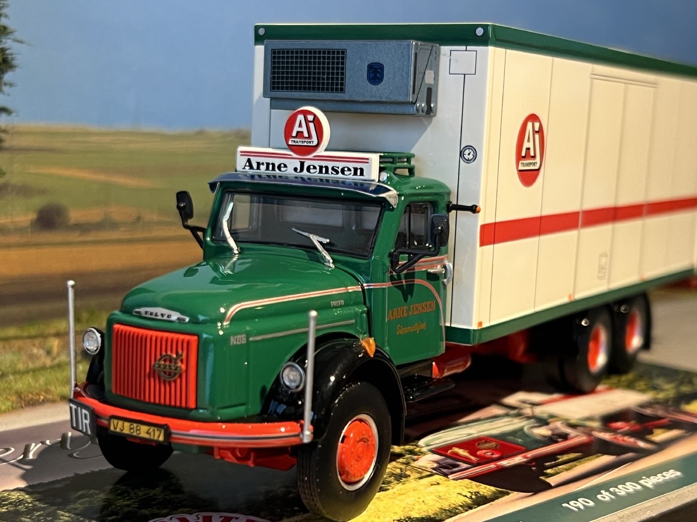 Tekno Volvo N88 dagcabine 6x2 motorwagen Arne Jensen