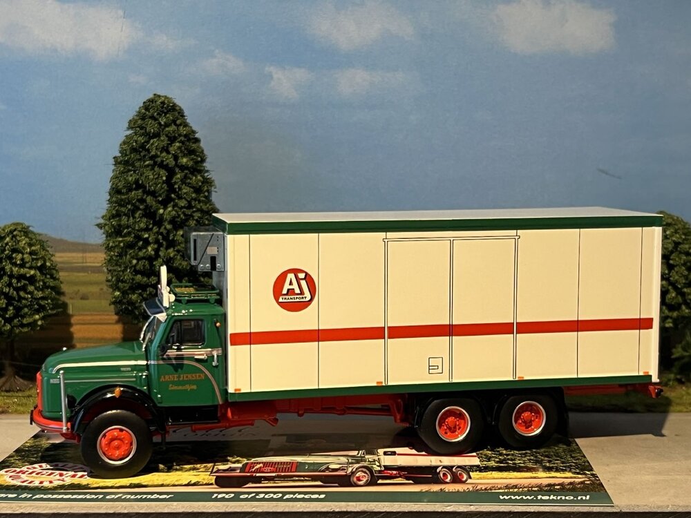 Tekno Tekno Volvo N88 6x2 rigid truck Arne Jensen