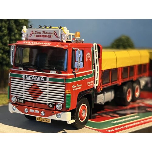 Tekno Tekno Scania 141 combi rigid truck with 3-axle trailer Steen Petersen Tekno Tekno Scania 141 combi rigid truck with 3-axle trailer Steen Petersen