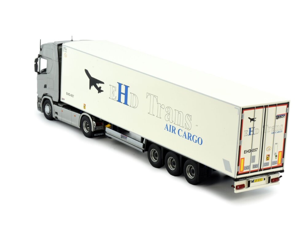 Tekno Tekno Scania S-serie Next Gen 4x2 Highline with reefer trailer EHD Trans