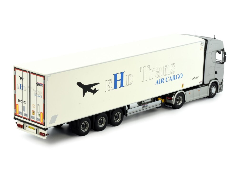 Tekno Tekno Scania S-serie Next Gen 4x2 Highline with reefer trailer EHD Trans