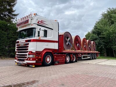 Tekno Tekno Scania R-serie Streamline Topline 6x2 S. de Quick