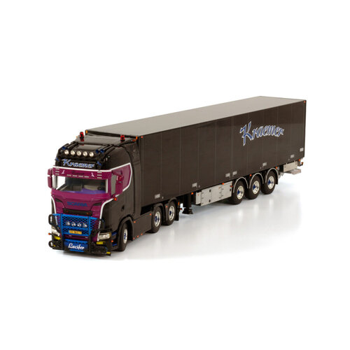 WSI WSI Scania S Highline 6x2 with 3-axle reefer trailer De Steenburger Transport WSI WSI Scania S Highline 6x2 with 3-axle reefer trailer De Steenburger Transport