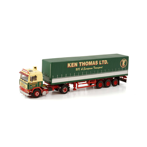 WSI WSI Volvo F10 4x2 with classic 3-axle curtainside trailer Ken Thomas Ltd WSI WSI Volvo F10 4x2 with classic 3-axle curtainside trailer Ken Thomas Ltd