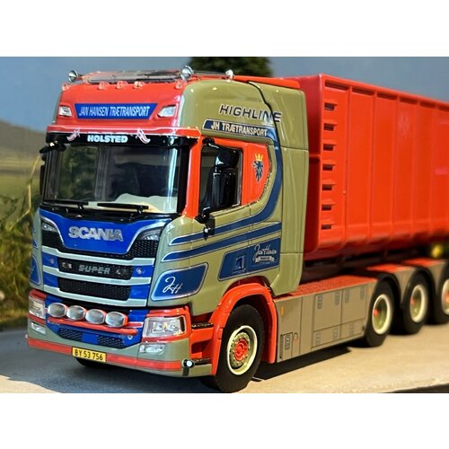 WSI WSI Scania R Highline 8x4 haakarm combinatie + 40m3 containers JAN HANSEN WSI WSI Scania R Highline 8x4 haakarm combinatie + 40m3 containers JAN HANSEN
