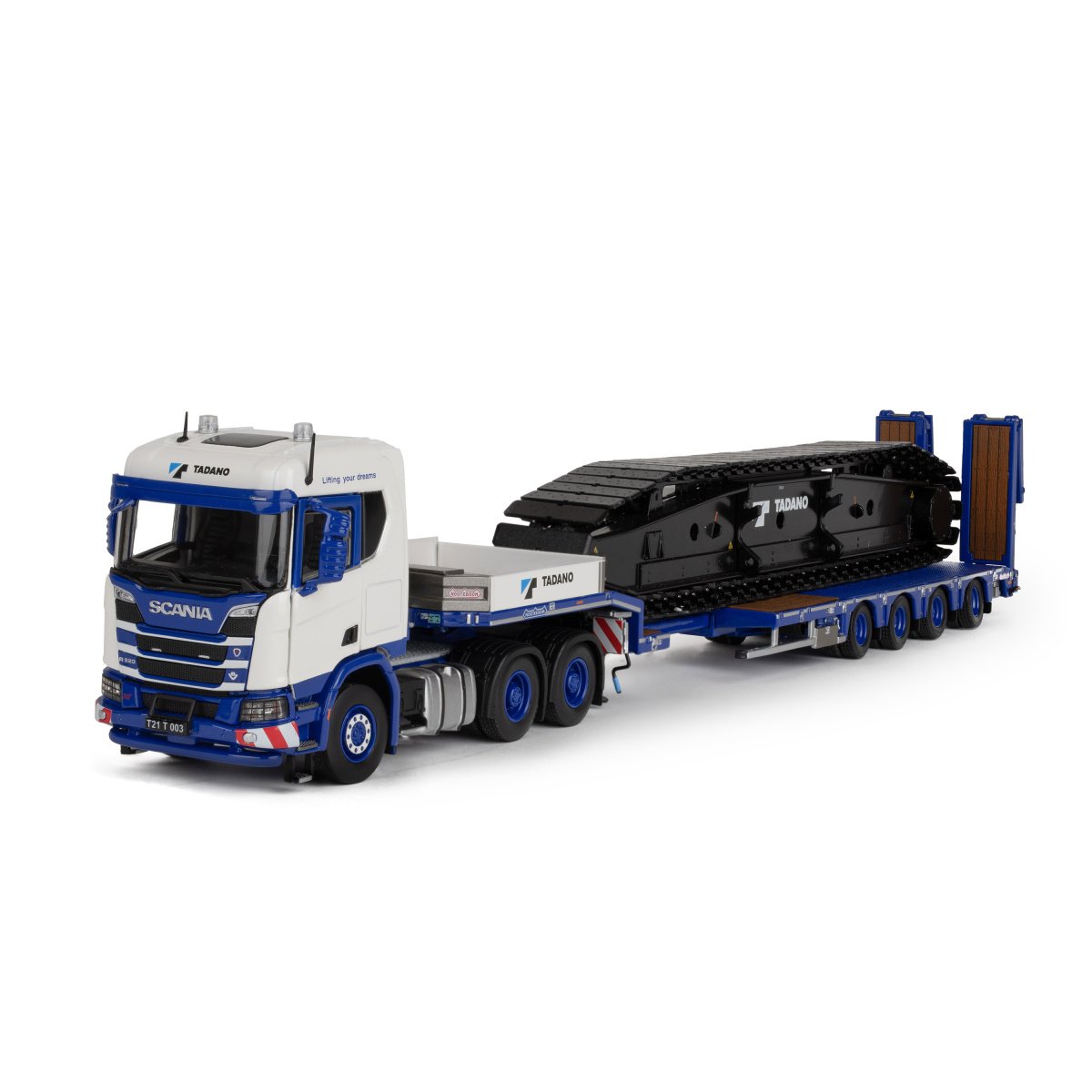 Imc Scania Xt X Axle Nooteboom Semi Low Loader Tadano Miniatuurshop Com