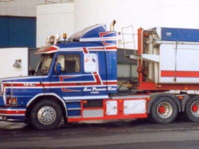 Tekno Tekno Scania Torpedo 143H sleepas trekker JOHN PEDERSEN