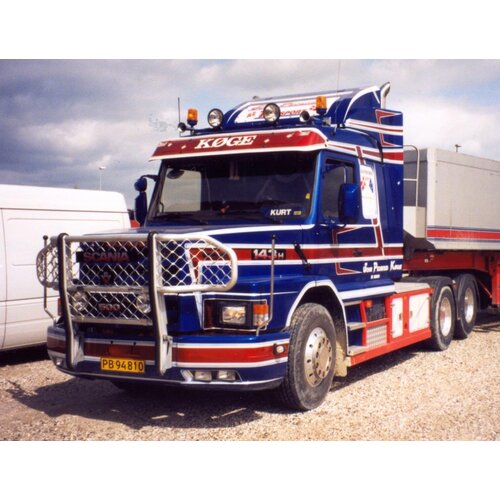 Tekno Tekno Scania Torpedo 143H sleepas trekker JOHN PEDERSEN