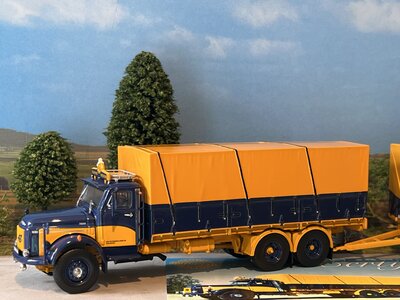 Tekno Tekno Volvo N88 rigid truck with trailer ASG - OVE PETTERSON