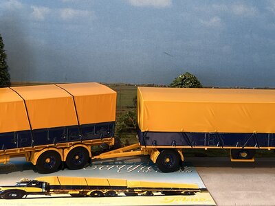 Tekno Tekno Volvo N88 rigid truck with trailer ASG - OVE PETTERSON