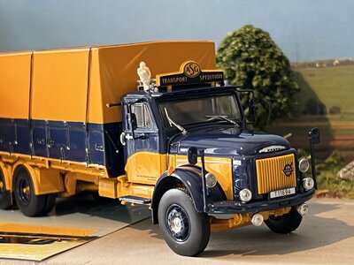 Tekno Tekno Volvo N88 rigid truck with trailer ASG - OVE PETTERSON