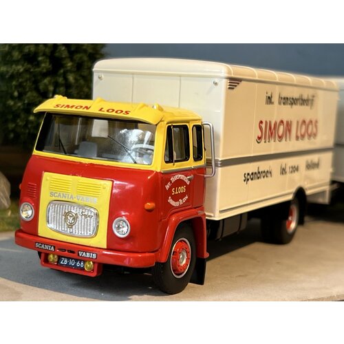 Tekno Tekno Scania LB76 Vabis motorwagen met aanhanger SIMON LOOS Tekno Tekno Scania LB76 Vabis motorwagen met aanhanger SIMON LOOS