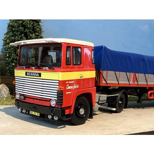 Tekno Tekno Scania 1-serie met klassieke oplegger + lading SIMON LOOS Tekno Tekno Scania 1-serie met klassieke oplegger + lading SIMON LOOS