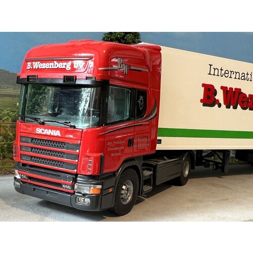 Tekno Tekno Scania 124L/400 with 3-axle reefer trailer B. WEZENBERG