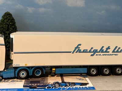 Tekno Tekno Scania S Next Gen 6x2 Highline met 3-as koeloplegger FREIGHTLINE