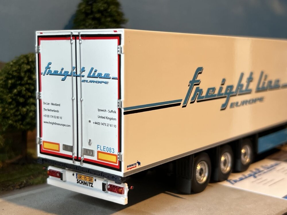 Tekno Tekno Scania S Next Gen 6x2 Highline met 3-as koeloplegger FREIGHTLINE