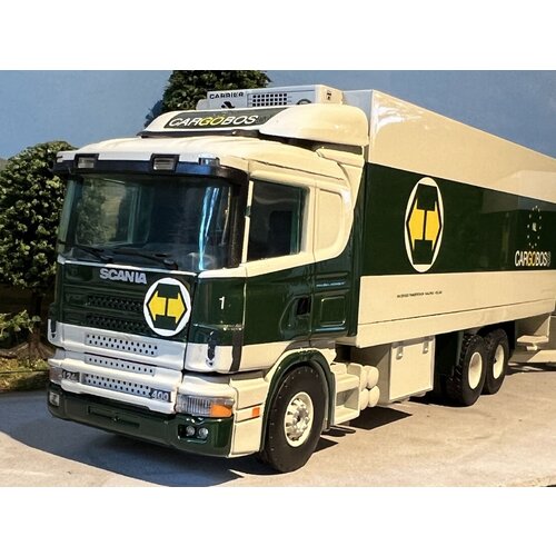 Tekno Tekno Scania 124L/400 6x2 Voorwagen met 2 as wipkar Volume combi CARGOBOSS Tekno Tekno Scania 124L/400 6x2 Voorwagen met 2 as wipkar Volume combi CARGOBOSS