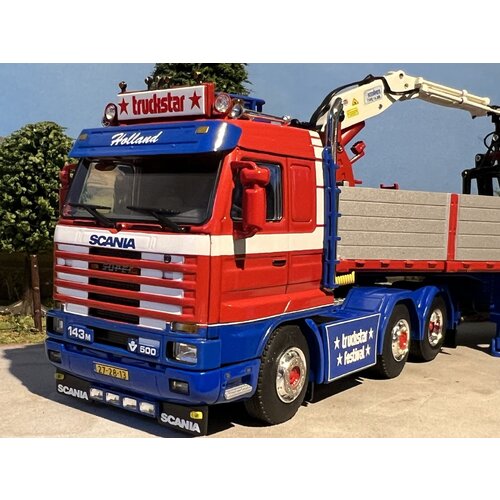 WSI WSI Scania 143M 6x2 streamline met 3-as stenenoplegger TRUCKSTAR 2013 WSI WSI Scania 143M 6x2 streamline met 3-as stenenoplegger TRUCKSTAR 2013