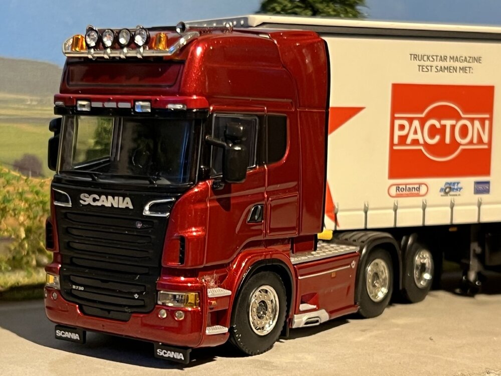 WSI WSI Scania R730 Topline 6x2 with 3-axle curtainside trailer TRUCKSTAR-PACTON Praktijktest