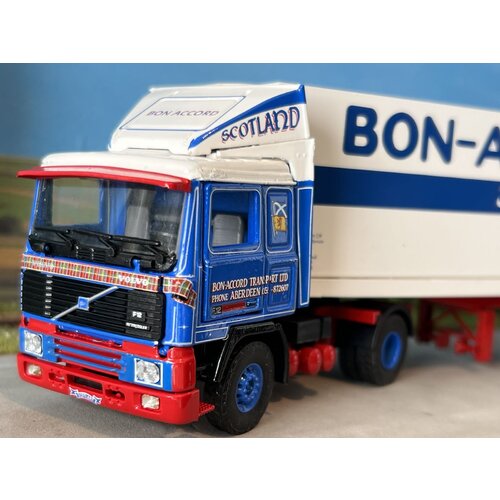 Tekno Tekno Volvo F12 with 3-axle reefer trailer BON ACCORD SCOTLAND