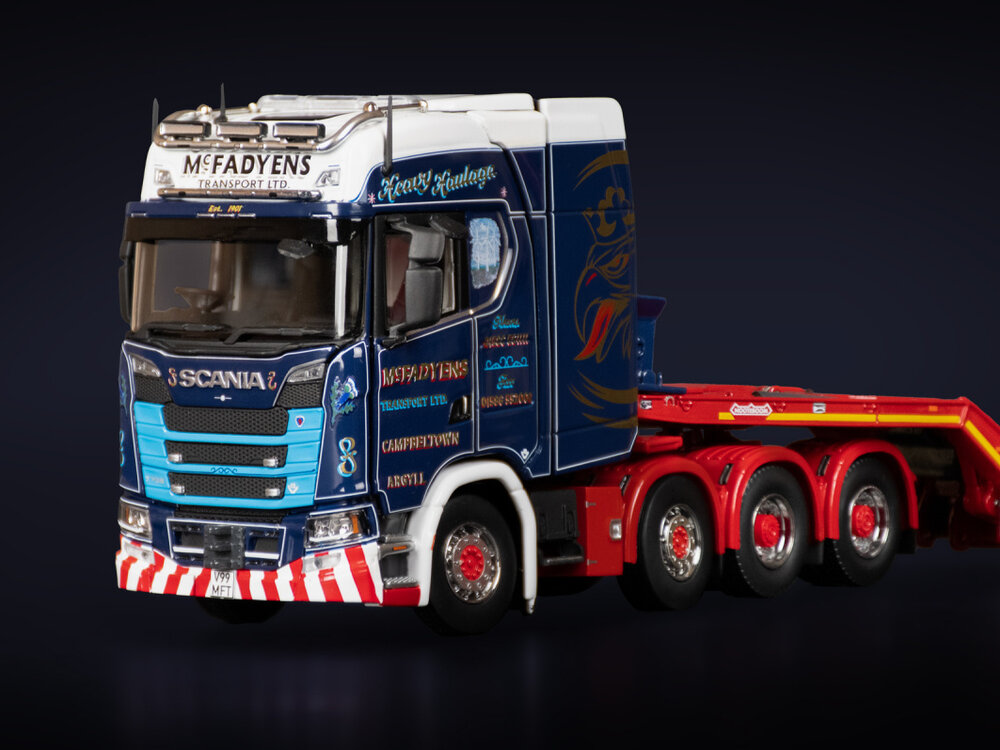 IMC IMC Scania S 8x4 High roof with Nooteboom Super Wing Carrier Mc FADYENS