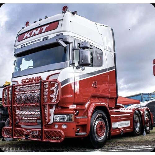 WSI WSI Scania R 6x2 with a 4-axle ramped lowloader KN Transport WSI WSI Scania R 6x2 with a 4-axle ramped lowloader KN Transport