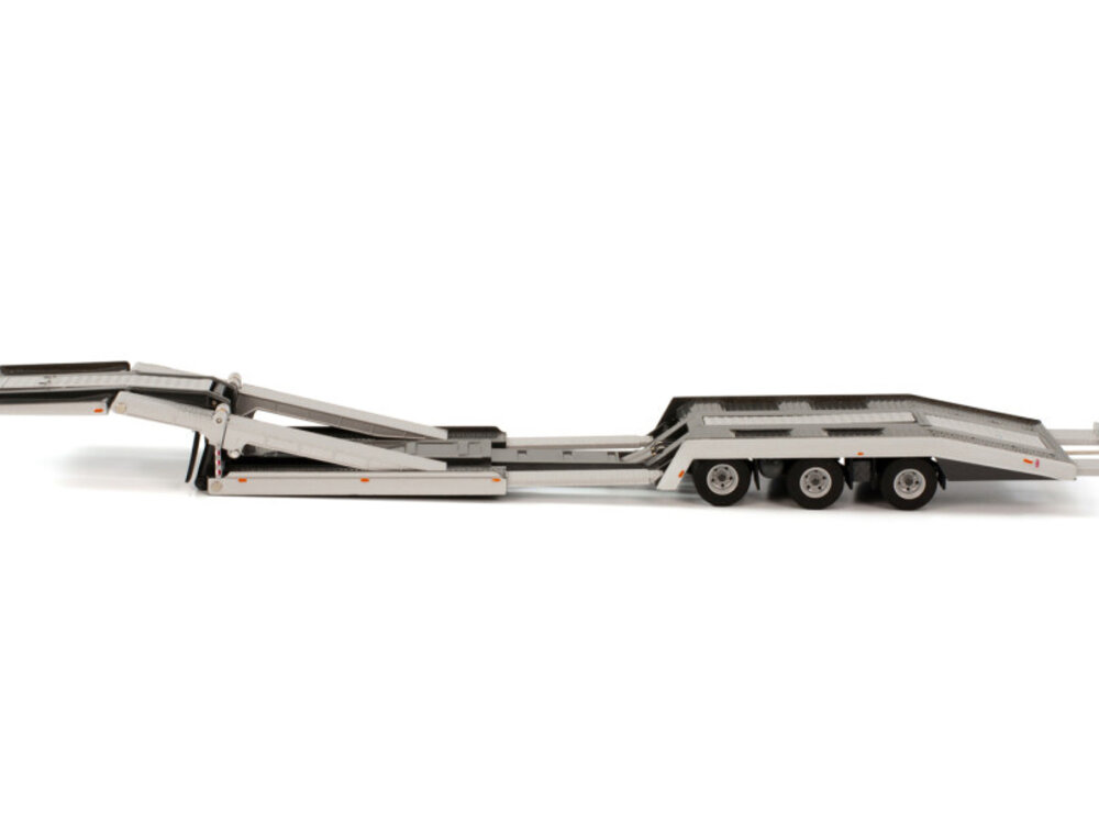 WSI WSI 3-axle trucktransporter silver Premium Line