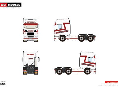 WSI WSI Scania R650 6x2 V8-POWER