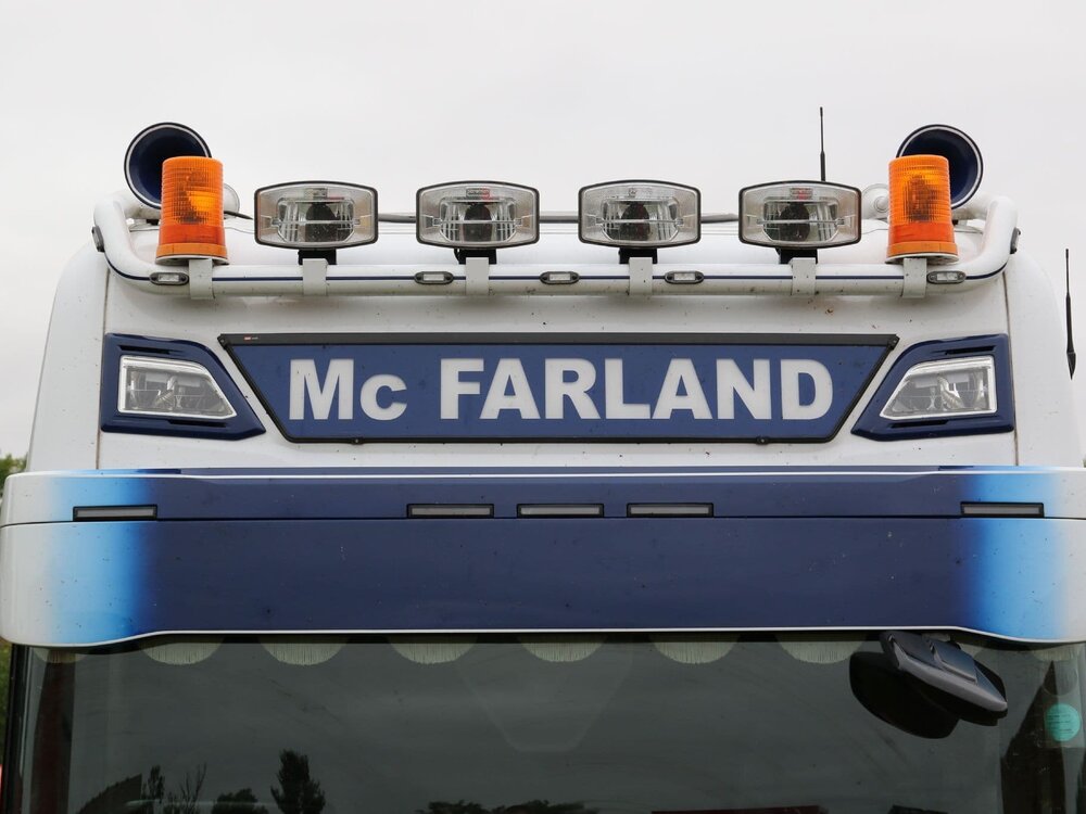WSI WSI Scania S 6x2 with a 4-axle lowloader McFARLAND