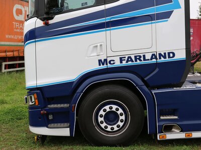 WSI WSI Scania S 6x2 with a 4-axle lowloader McFARLAND