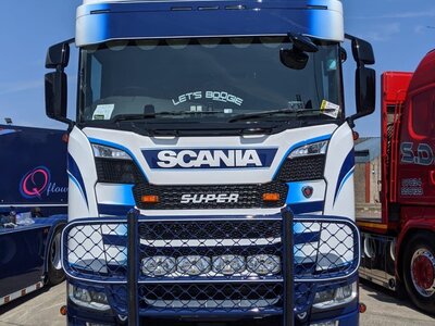 WSI WSI Scania S 6x2 with a 4-axle lowloader McFARLAND