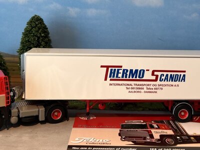 Tekno Tekno Scania 141 with 2-axle classic reefer trailer P. Bjarne Andersen