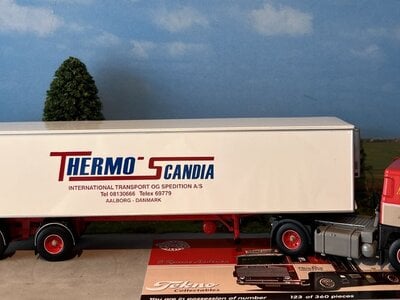 Tekno Tekno Scania 141 met 2-assige koeloplegger P. Bjarne Andersen
