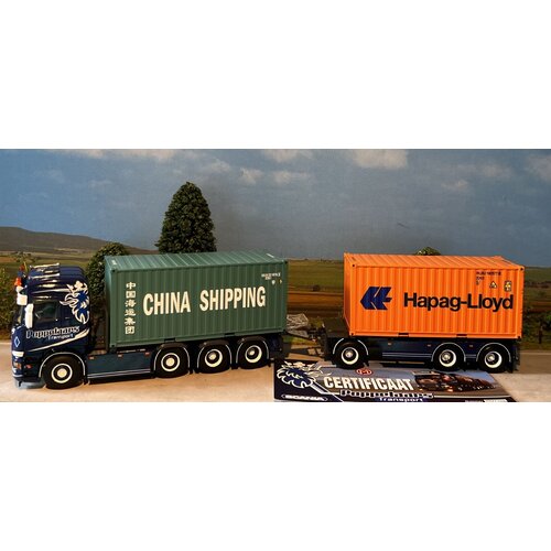 WSI WSI EXCLUSIEF Scania R Highline 8x2 - 7-as container combi + 2 x 20ft. container RON POPPELAARS WSI WSI EXCLUSIEF Scania R Highline 8x2 - 7-as container combi + 2 x 20ft. container RON POPPELAARS