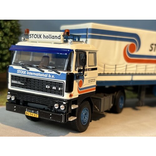 WSI WSI DAF 2800 6x4 with 2-axle classic curtainside trailer STOLK International WSI WSI DAF 2800 6x4 with 2-axle classic curtainside trailer STOLK International
